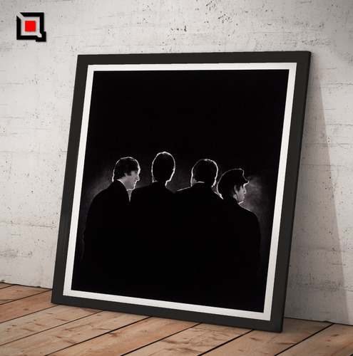 Cuadro Beatles Lamina Poster Grafica Vidrio 50 X 50 