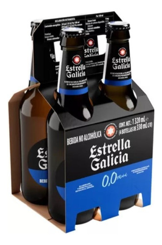 Cerveza Estrella Galicia 0.0 330 Ml 24 Pack