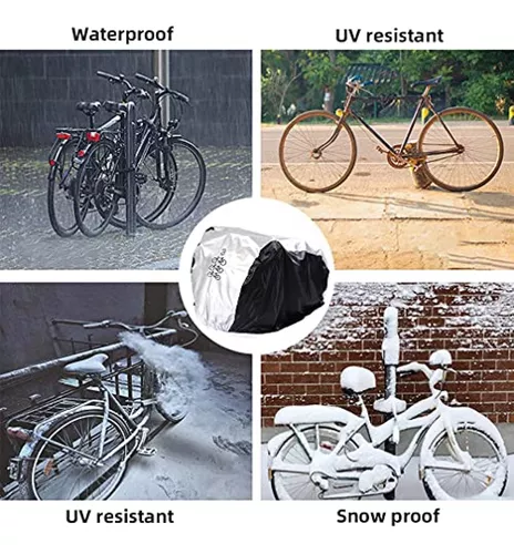 Viaky Funda Impermeable Para Bicicleta De Exterior Para 2 Bi