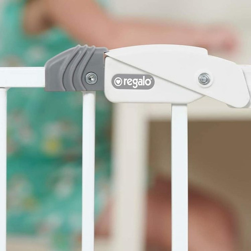 Imagen 4 de 5 de Puerta De Seguridad Para Bebé Marca Regalo Extra Ancha