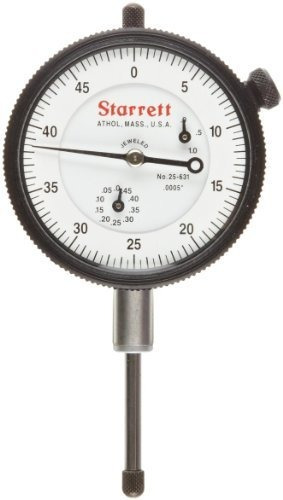 Starrett 25-631j Indicador De Cuadrante, 0.375  Madre Dia., 