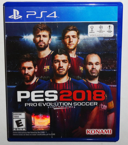Pro Evolution Soccer 2018 Ps4 Español Fisico - Local