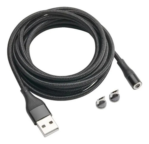 Cable De Carga Micro Usb Magnetico Stylecraft Color Negro