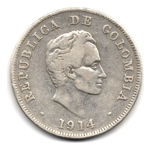 50 Centavos 1914 Plata