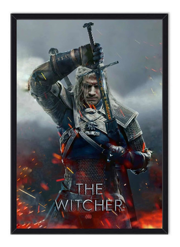 Cuadro Enmarcado - Póster Serie The Witcher