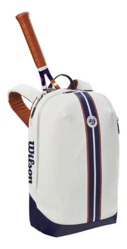 Morral Raquetero De Padel Wilson Roland Garros Super 2pk Color Blanco