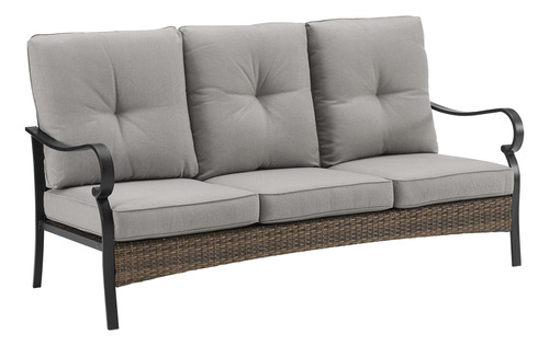 Crosley Furniture Co6250mb-te Dahlia - Sofa De Mimbre Y Meta