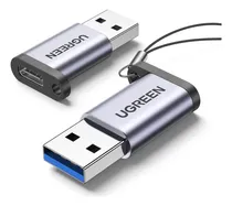 Comprar  Ugreen Adaptador Usb C A Usb 3.0 2 Unidades Usb 3.1 Tipo C Hembra A Usb 3.0 Macho 