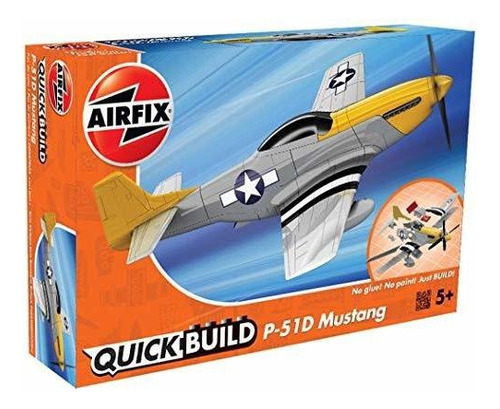 Airfix Quickbuild P-51d Mustang Modelo De Kit De Plást