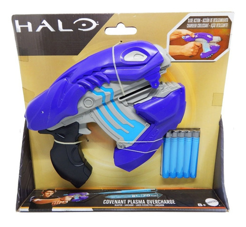 Boomco Halo Covenant Plasma Overcharge Pistola Nerf