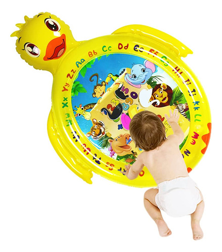 Sunshine-mall Duck Baby Water Mat, Tummy Baby Toys, Inflatab