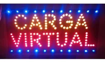 Comprar Cartel Led Carga Virtual, Maxi Kiosco, Kiosco Abierto, 