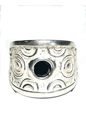 Anillo De Plata Sello Onix Hombre 15gr El Más Pesado Macizo