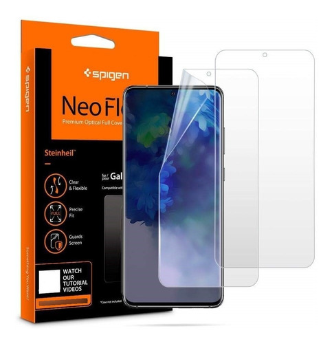 Kit 2x Pelicula Spigen Galaxy S20 5g Neo Flex Hd