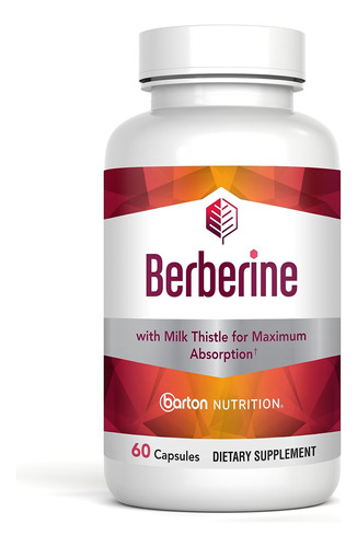Barton Nutrition Berberina Hcl 800 Mg, 60 Capsulas - Plus Co