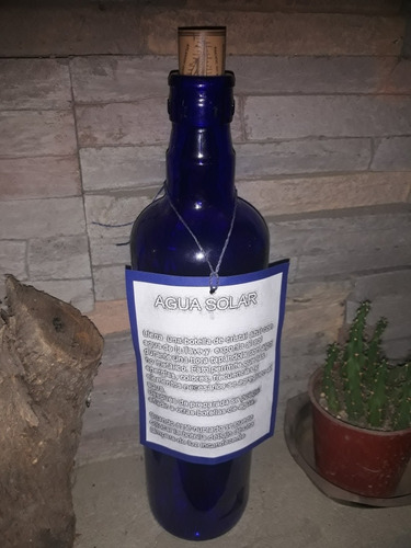 Botellas Azul-solarizar Agua-hoponopono