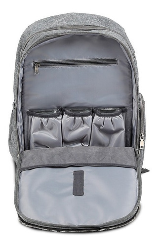 Mochila Maternal Carestino Roma Gris Completo