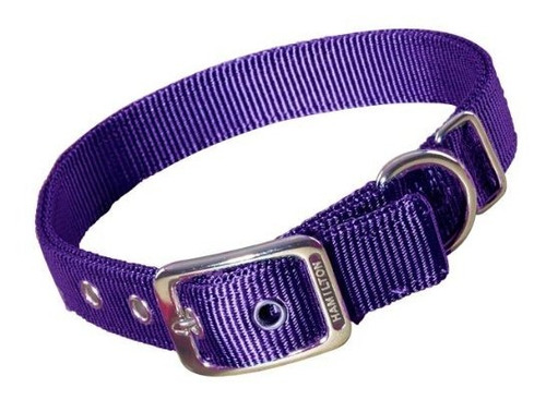 Hamilton Collar Doble Gruesa De Nylon Perro De Lujo, 1 Pulga