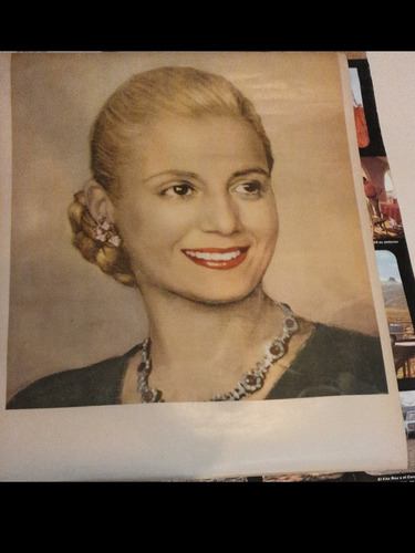 Antiguo Afiche Original 1950-eva Peron - Evita Peron.c.1467