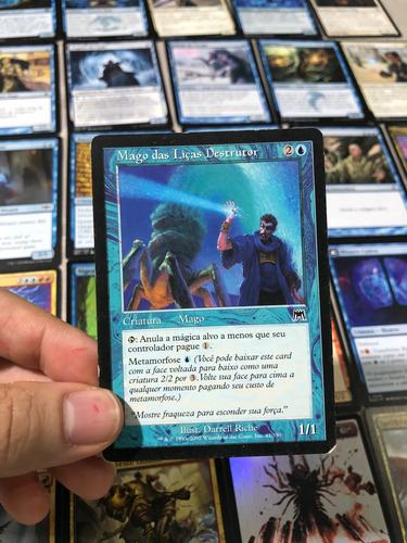Deck Commander Magos Controle & Dano Magic The Gathering 12 12 Inglês E Português (Usado)