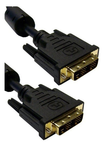 Offex Wholesale Dvi-d Single Cable W Bead Ferrita Negro 2