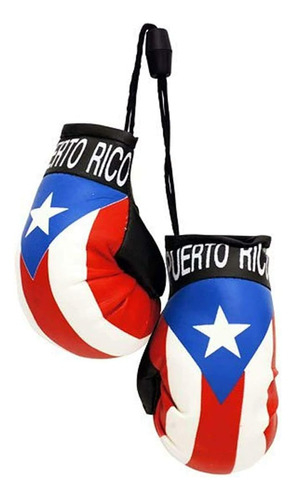 Mini Guantes De Boxeo De Bandera Del País De Puerto Ri...