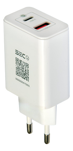 Cargador Pared 45w Gan Pd Type-c + Usb Tecmaster Sec 200540