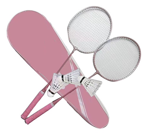 Juego De 2 Raquetas Deportivas De Bádminton Para Juegos De P