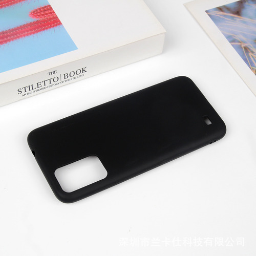 Funda De Teléfono Negra Adecuada Para Oukitel C31, Goma Suave, Borde Totalmente Envuelto, Carcasa De Tpu, Anticubierta Trasera