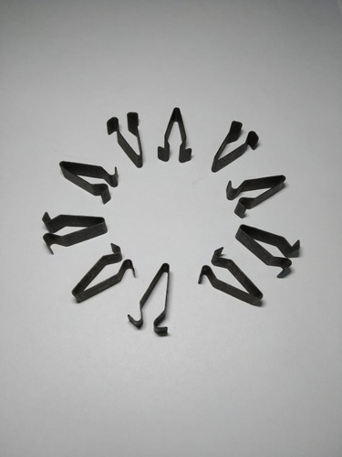 Imagen 2 de 5 de Kit(10)clip Tapizado Zocalo Baul Foxsuran Bora Golf Original