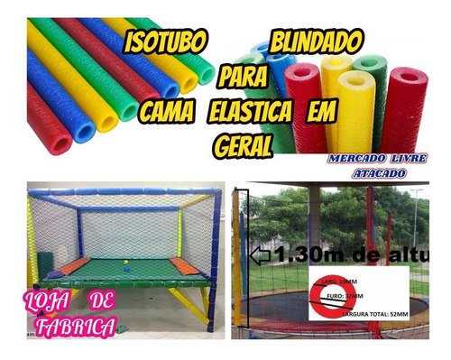 Imagem 3 de 10 de Isotubo P/cama Elástica 2.44/3.05/3.66/4.27 Kit C/100+brinde