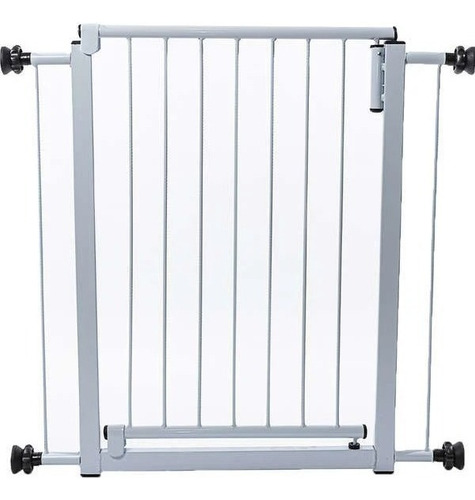 Portão Pet Grade Criança Clássico Plus Branco Pet 70cm