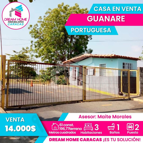 Casa Con Terreno En Venta En Guanare, Portuguesa