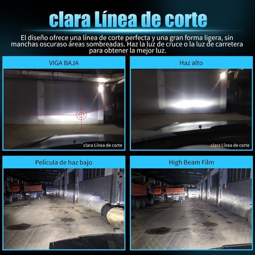 Applicable To Bombilla For Faros De Coche H4 Led 60w 12000