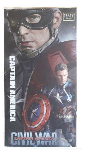 Captain America - Civil War (a Cara Descubierta) Crazy Toys 