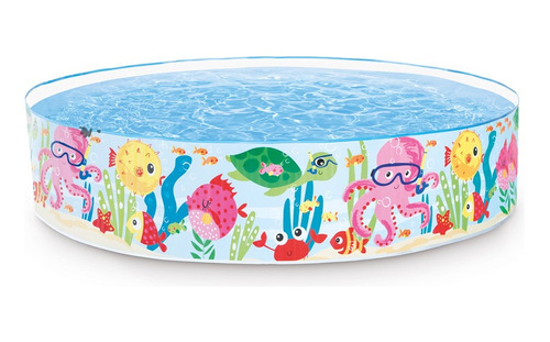 Piscina Infantil Rígida Ballena Intex, Acuarela