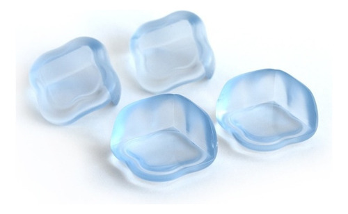 Punteras Rectangulares De Silicona - Baby Innovation Color Transparente