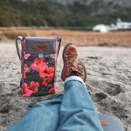 Imagen 7 de 10 de Bolso Matero Desplegable Diseño Hibiscus Chilly
