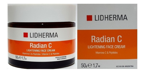 Lidherma Radian C Lightening Face Cream Hialurónico Y Vit C