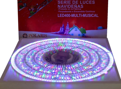 Luces  Navideña Serie De 400 Luces Led Multicolor