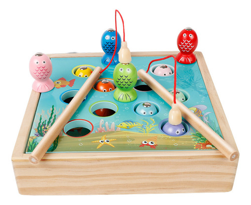 Juego De Pesca De Madera Juegos De Mesa De Juguete Juguetes