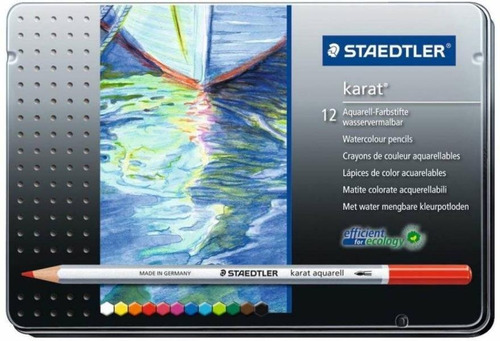 Lapices Staedtler Karat Aquarell Lata X12 Acuarelables