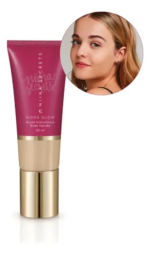 Base Niina Secrets Eudora Hidra Glow 30ml - Escolha Sua Cor