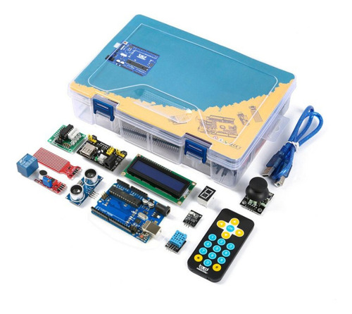 Kit Uno R3 Avançado Arduino Compatível - 256 Peças