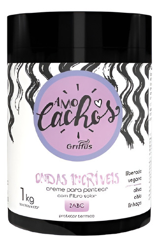 Crema Para Peinar Ondas Increibles 1kg Griffus