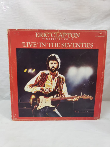 Eric Clapton Live In The Seventies Disco Lp Vinilo Acetato