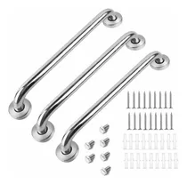 Comprar Pack 3 Manillas Agarraderas Barra Seguridad Ducha 200kg Inox