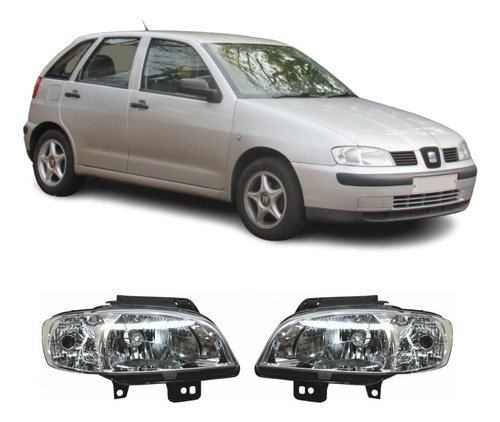 Juego Par Faro Seat Ibiza 1999 2000 2001 2002 Un As