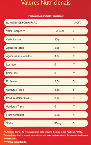 Biscoito Doce Maria Liane Sem Lactose 330g - 30 Unidades