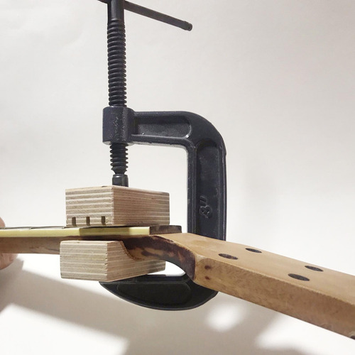Guitar Bridge Clamp Luthier Tool Professional Fácil De